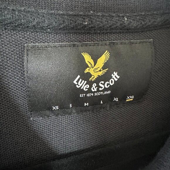 Lyle & Scott Black XXL Men's Polo Shirt  100% Cotton - Picture 7 of 9